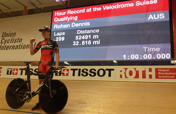 Neuer Stundenweltrekordler: Rohan Dennis (BMC Racing)