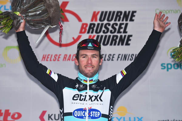 Mark Cavendish (Etixx - Quick-Step) bei Kuurne-Brüssel-Kuurne 2015