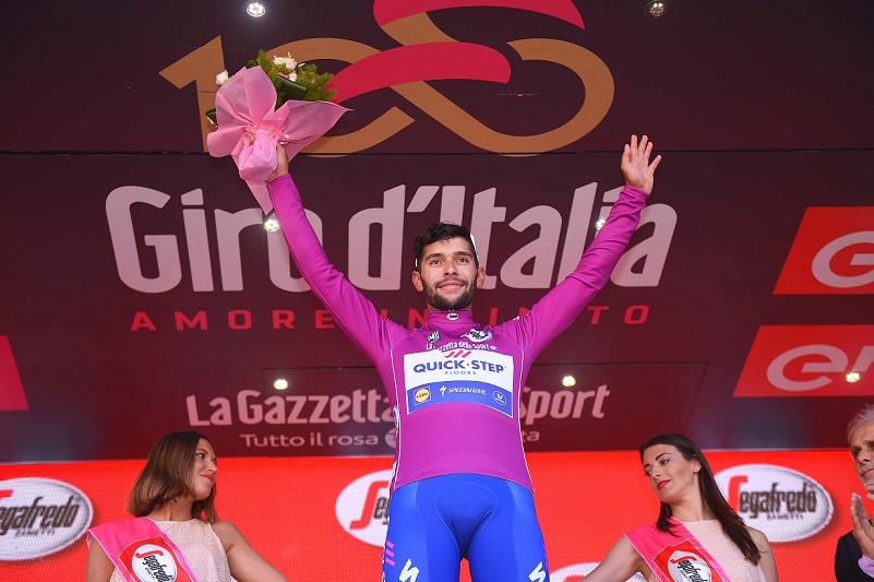 Der Kolumbianer mit den meisten Etappensiegen beim Giro d'Italia: Fernando Gaviria (Quick-Step Floors)