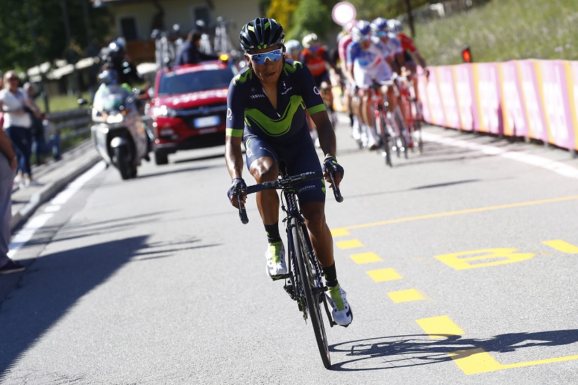 Neuer Gesamtführender des 100. Giro d'Italia: Nairo Quintana (Movistar)