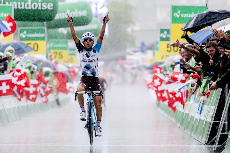 Königsetappen-Sieger der 81. Tour de Suisse: Domenico Pozzovivo (Ag2r) - Foto: Tour de Suisse / www.tourdesuisse.ch