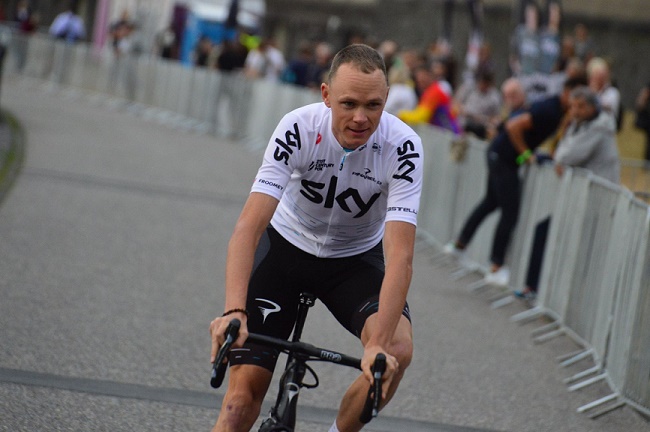 Will nach vier Tour-Siegen nun endlich auch seinen ersten Gesamtsieg bei der Vuelta: Christopher Froome (Sky) - Foto: Christopher Jobb / www.christopherjobb.de