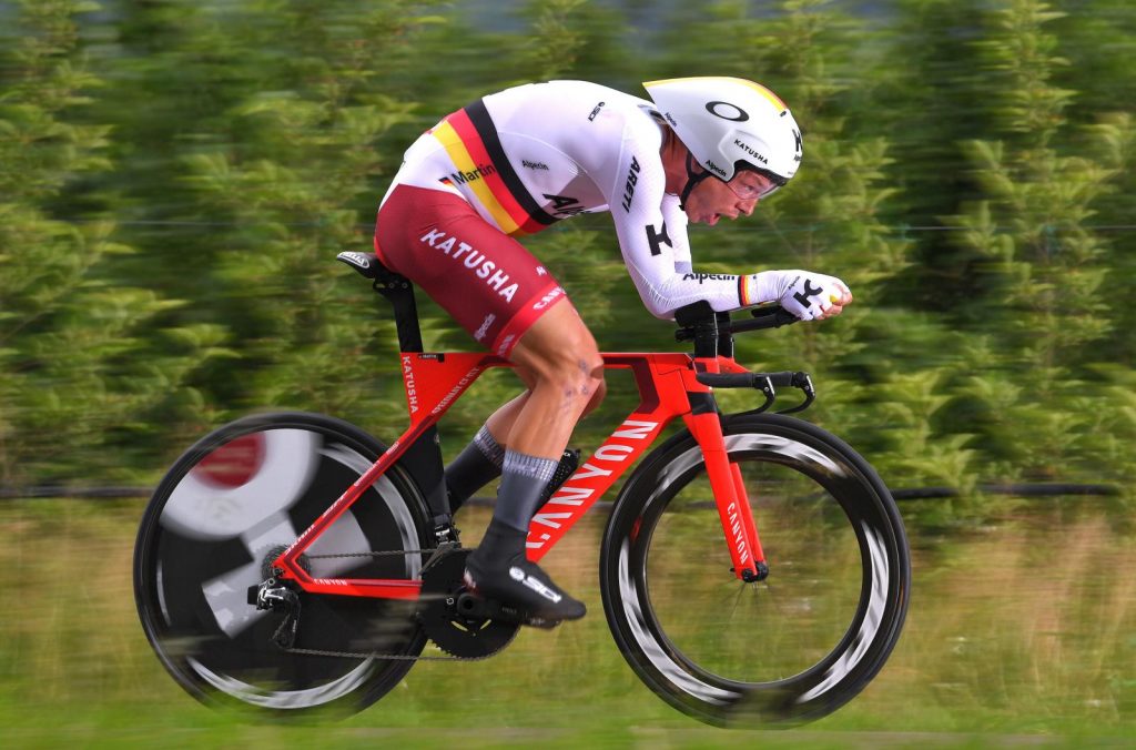 Verpasste um 14 Sekunden den Tagessieg der 16. Giro-Etappe 2018: Tony Martin (Katusha-Alpecin) - Foto: Tim De Waele / Getty Images