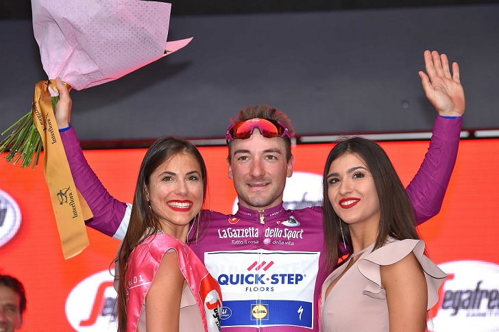 Durfte sich über seinen dritten Etappensieg beim 101. Giro d'Italia freuen: Elia Viviani (Quick-Step Floors) - Foto: © Quick-Step Floors Cycling Team / Getty Images