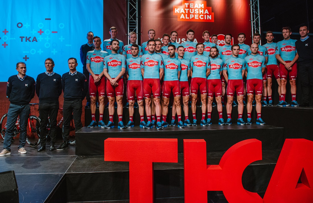 Das Team Katusha-Alpecin für die Saison 2019 - Foto: © TKA / Kathrin Schafbauer