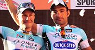 Doppelerfolg für Omega Pharma - Quick-Step in Argentinien: Tom Boonen und Francesco Chicchi - Foto: © OPQS