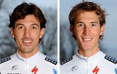 Fabian Cancellara und Andy Schleck (Team Saxo Bank) - Foto: © Team Saxo Bank / Tim De Waele 