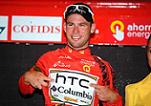 Erster Mann in Rot der 65. Vuelta: Mark Cavendish (HTC-Columbia) - Foto: TDWSport.com