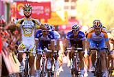 Erster Vuelta-Etappensieg überhaupt: Mark Cavendish (HTC-Columbia) -  Foto: TDWSport.com