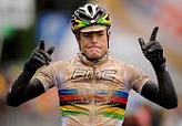 Sieger in der Toskana: Weltmeister Cadel Evans (BMC Racing) - Foto: © Tim de Waele