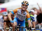Vuelta-Etappensieg in Lorca: Cyclassics-Gewinner Tyler Farrar (Garmin-Transitions) - Foto: Upsolut/Hochzwei