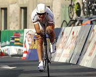 Bert Grabsch beim Zeitfahren der Sachsen-Tour 2008 - Foto: © Edward A. Madden