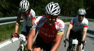 Jon Prengel auf der 7. Etappe der Tour Transalp 2011 - Foto: Privat
