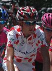 Michael Rasmussen im Bergtrikot der Tour 2006 