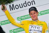 In Gelb bei der Tour de Romandie: Michael Rogers (HTC-Columbia) - Foto: TDWSPORT.COM 