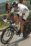 Andy Schleck beim Tour-Zeitfahren in Annecy - Foto: © Edward Madden  